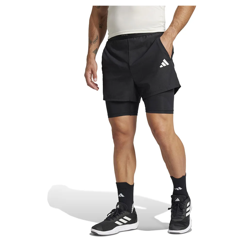 Шорты adidas Gym+ 2in1, черный
Шорты adidas Gym+ 2in1, черный