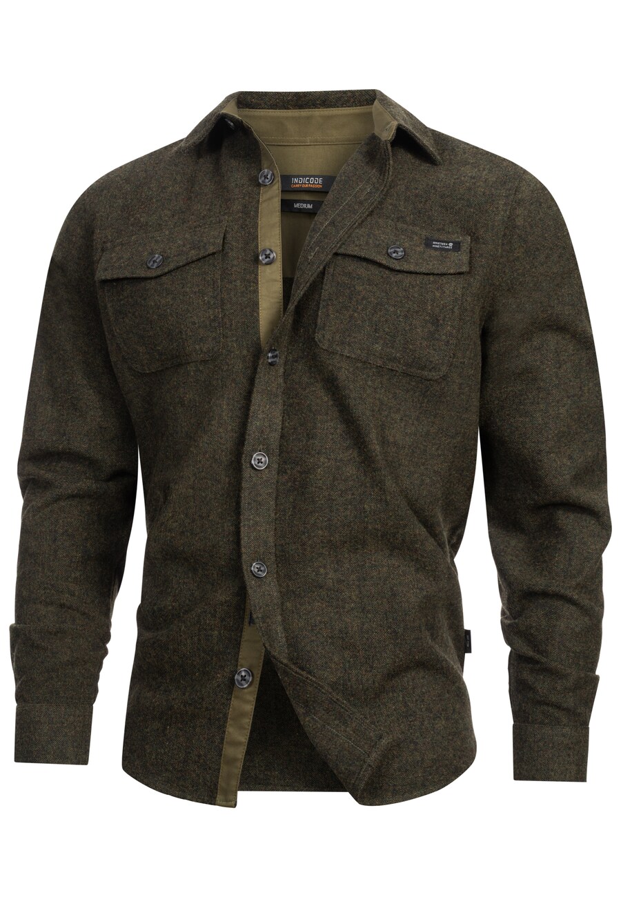 Рубашка обычного кроя на пуговицах INDICODE JEANS Lui, темно-зеленый
Рубашка обычного кроя на пуговицах INDICODE JEANS Lui, темно-зеленый