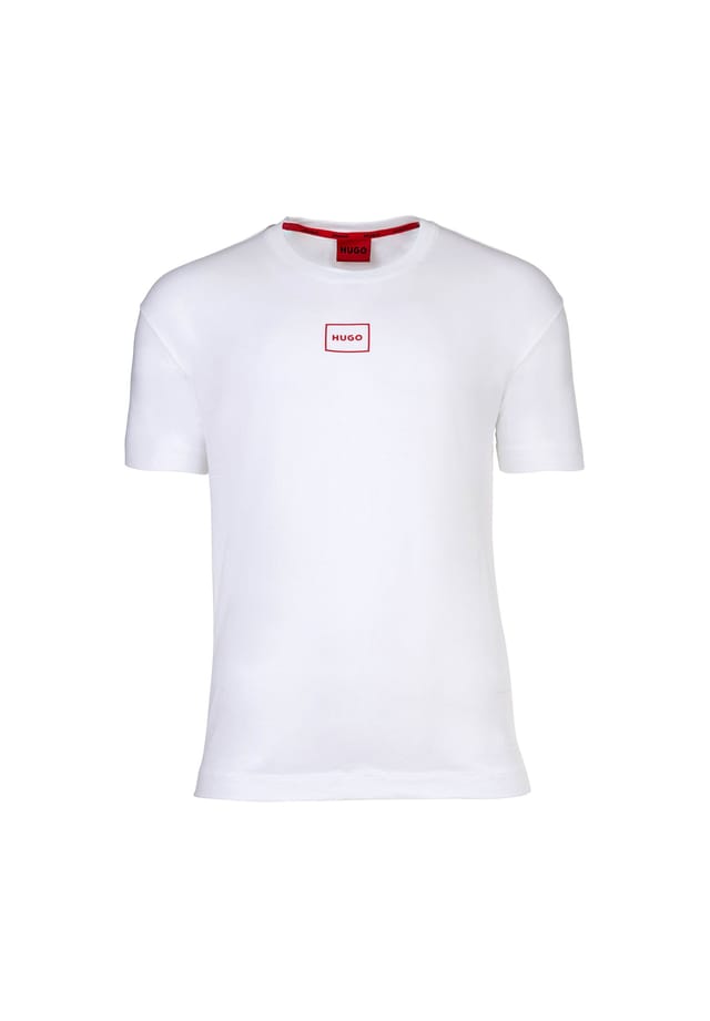 Футболка - ленивая с круглым вырезом коротким рукавом логотипом хлопковая смесь Hugo, белый
Футболка - ленивая с круглым вырезом коротким рукавом логотипом хлопковая смесь Hugo, белый