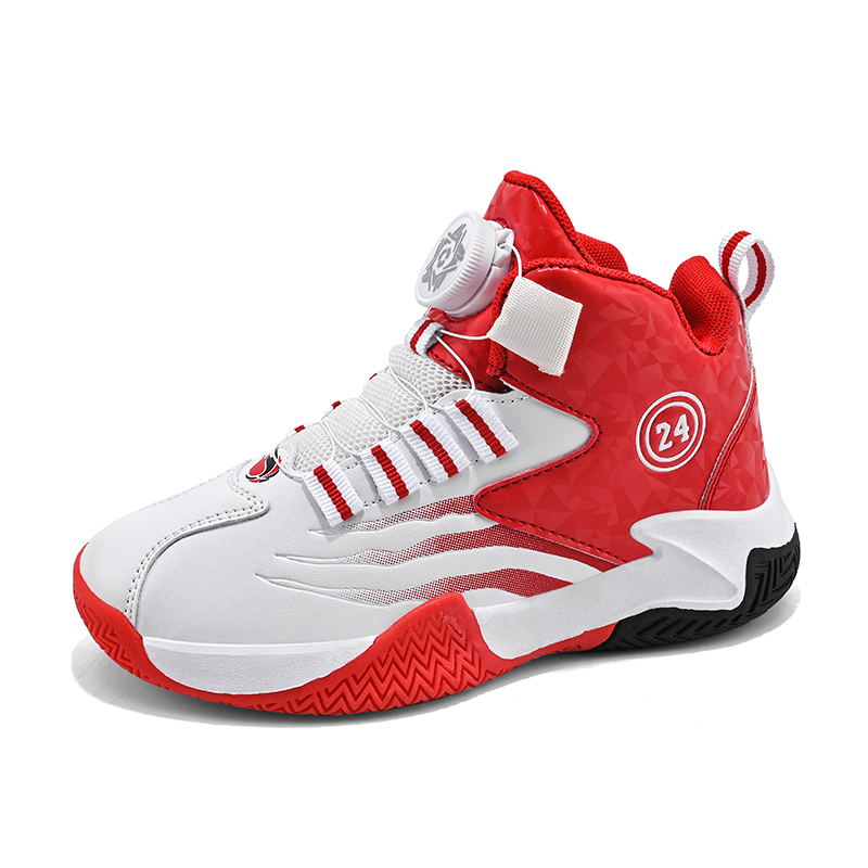 Детские баскетбольные кроссовки средней высоты с противоскользящей подошвой и амортизацией от ударов ZIJIAN, белый/красный
Детские баскетбольные кроссовки средней высоты с противоскользящей подошвой и амортизацией от ударов ZIJIAN, белый/красный