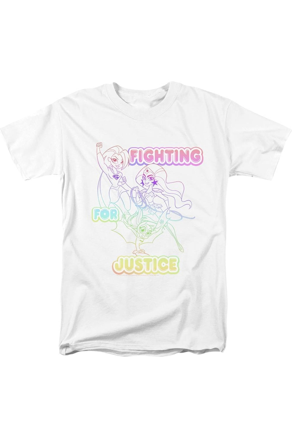 Футболка с коротким рукавом для взрослых «DC Comics Superhero Girls Fighting For Justice» Gildan, белый
Футболка с коротким рукавом для взрослых «DC Comics Superhero Girls Fighting For Justice» Gildan, белый