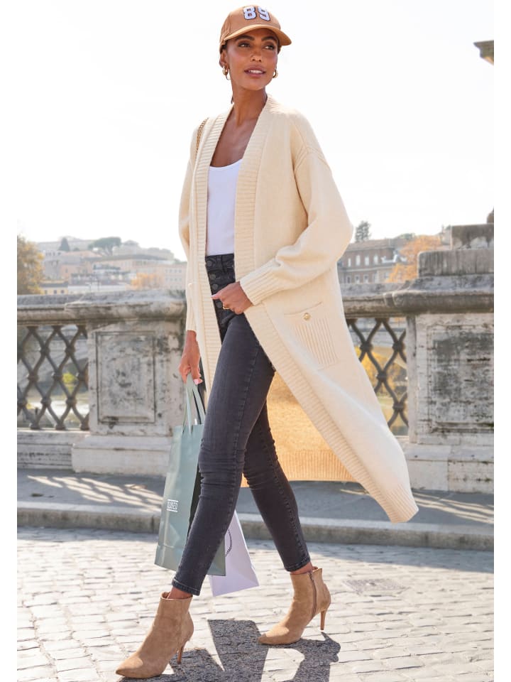 Кардиган LASCANA, кремовый
Кардиган LASCANA, кремовый