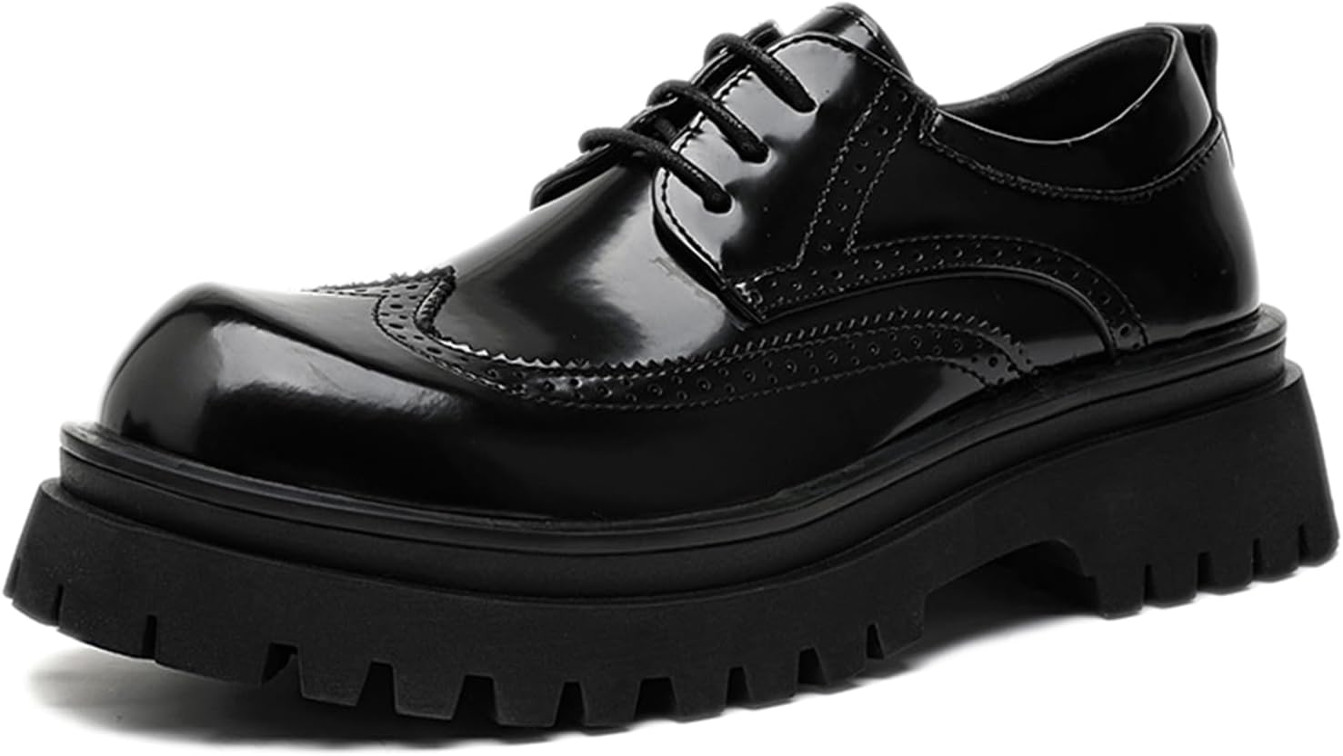 Мужские оксфорды с крыльями, шнуровкой и массивной подошвой Lug, классические с широким круглым носком, удобным толстым каблуком и противоскользящей подошвой, деловая обувь для работы и офиса, повседневная обувь Adkgbe, черный
Мужские оксфорды с крыльями, шнуровкой и массивной подошвой Lug, классические с широким круглым носком, удобным толстым каблуком и противоскользящей подошвой, деловая обувь для работы и офиса, повседневная обувь Adkgbe, черный