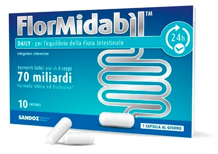 Flormidabil Daily 10 капсул Молочнокислая ферментная добавка
Flormidabil Daily 10 капсул Молочнокислая ферментная добавка