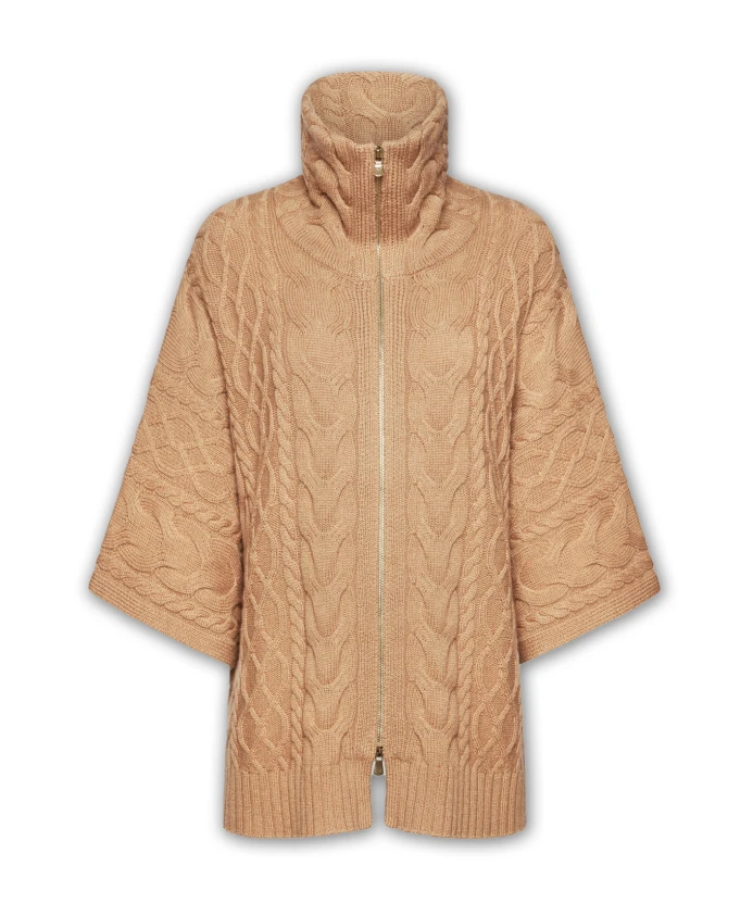 Кардиган из чистой новой шерсти крупной вязки Elena Mirã², коричневый
Кардиган из чистой новой шерсти крупной вязки Elena Mirã², коричневый