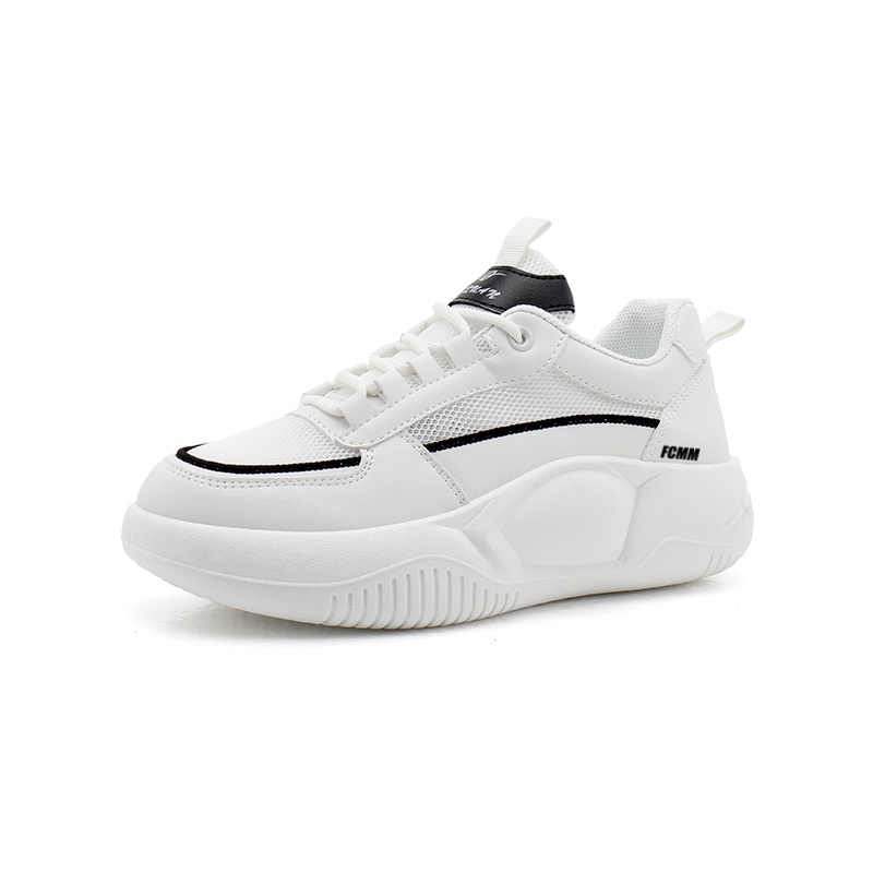 Противоскользящая и дышащая повседневная обувь для детей FCMM, белый/черный 
Противоскользящая и дышащая повседневная обувь для детей FCMM, белый/черный