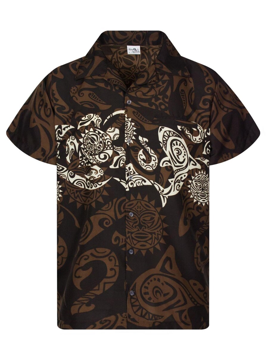 Рубашка King Kameha Maori Chest, коричневый
Рубашка King Kameha Maori Chest, коричневый