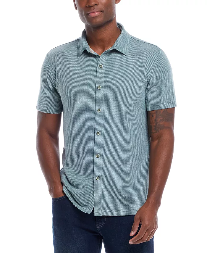 Мужская рубашка из твила с трикотажными вставками Weatherproof Vintage, серый
Мужская рубашка из твила с трикотажными вставками Weatherproof Vintage, серый