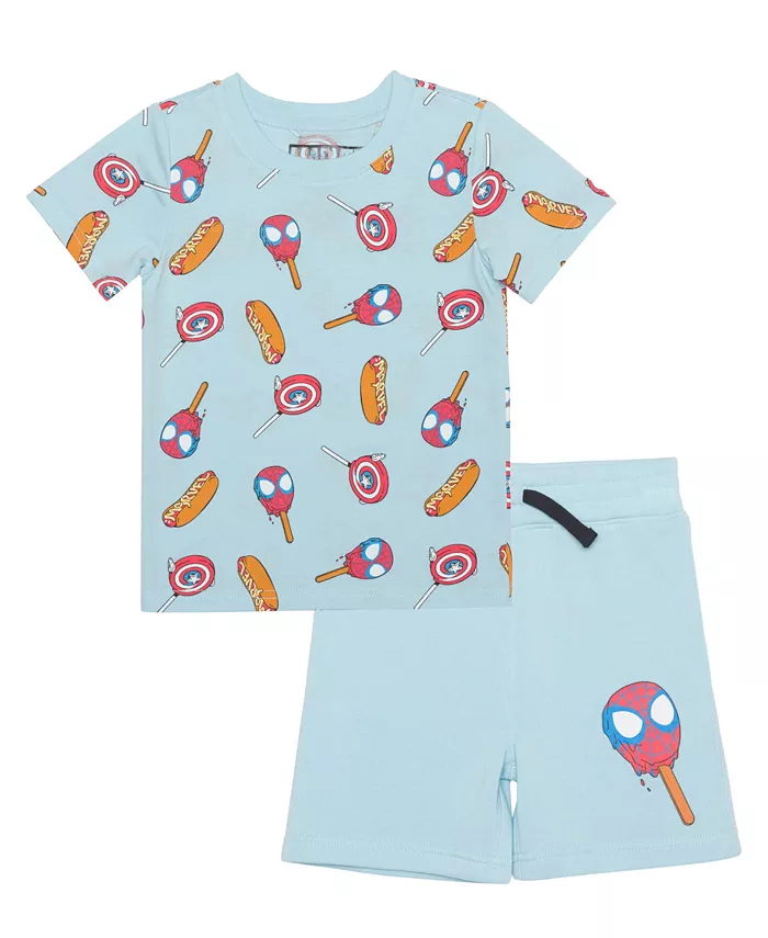 Детский комплект для мальчиков: футболка с круглым вырезом и шорты (2 предмета) Spider-Man, синий
Детский комплект для мальчиков: футболка с круглым вырезом и шорты (2 предмета) Spider-Man, синий