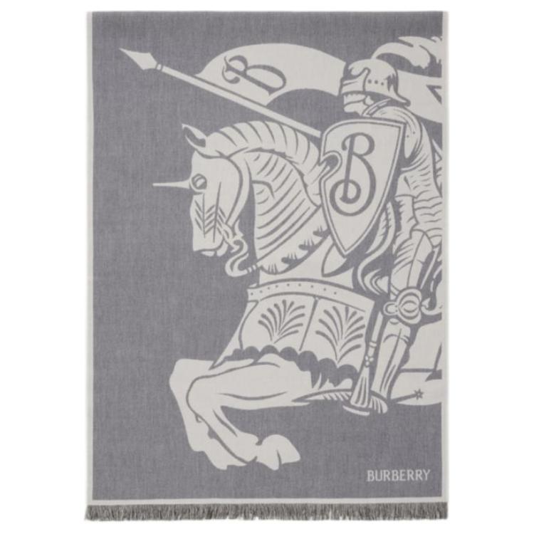 Шерстяной хлопковый шарф Ekd Burberry 
Шерстяной хлопковый шарф Ekd Burberry