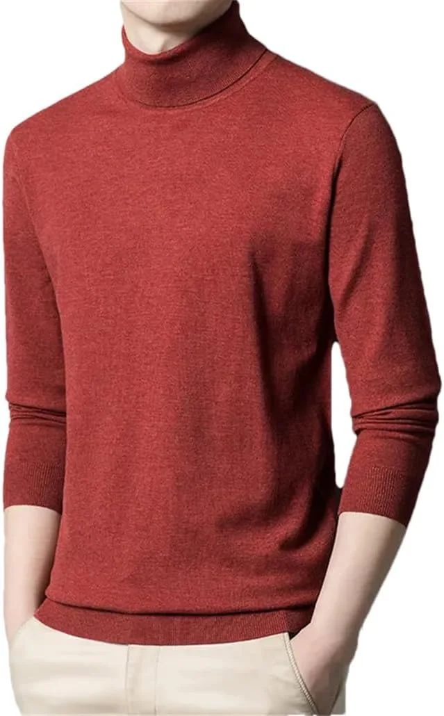 Мужской вязаный свитер с воротником-стойкой Dninmim
Мужской вязаный свитер с воротником-стойкой Dninmim