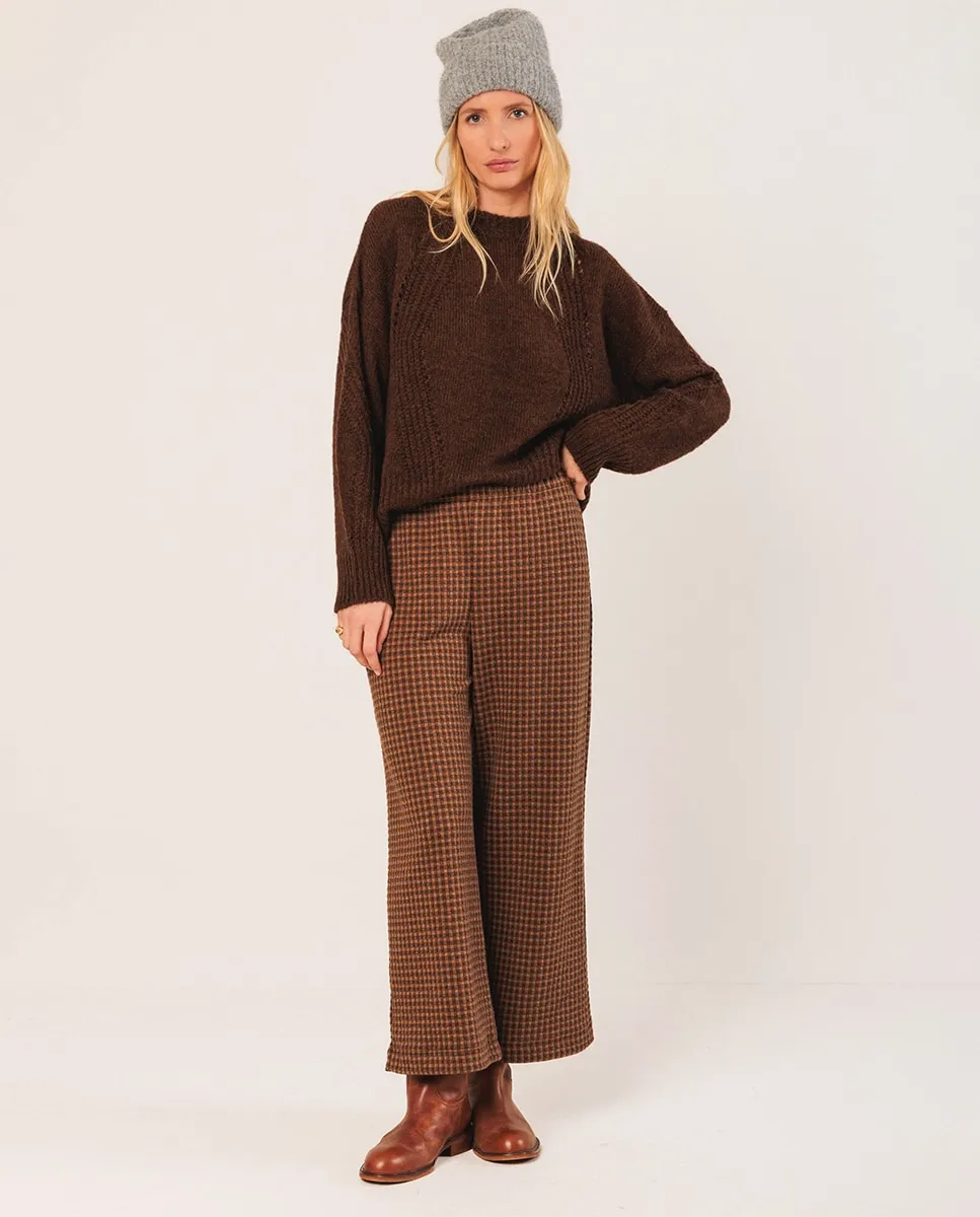 Женские прямые длинные брюки Indi & Cold, темно-коричневый
Женские прямые длинные брюки Indi & Cold, темно-коричневый