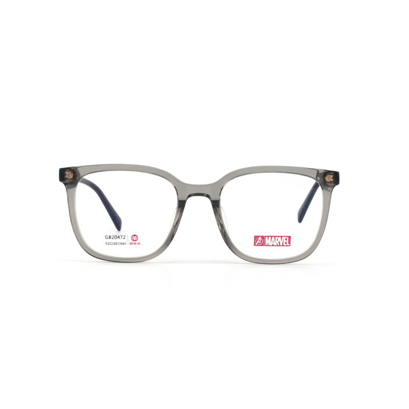 MARVEL Пластиковая оправа круглые очки Unisex, Deep Gray C045 
MARVEL Пластиковая оправа круглые очки Unisex, Deep Gray C045