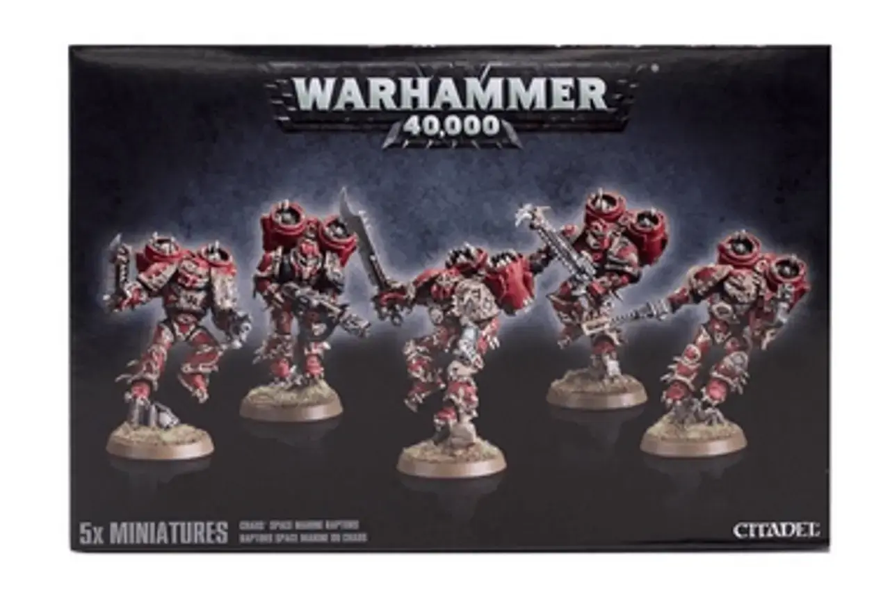 Миниатюра Warhammer 40K: Chaos Space Marine Raptors/Warp Talons
Миниатюра Warhammer 40K: Chaos Space Marine Raptors/Warp Talons