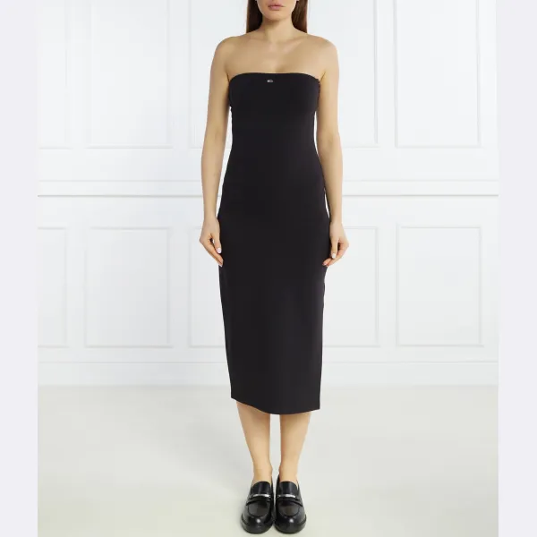 Облегающее платье-футляр Tommy Hilfiger, черный 
Облегающее платье-футляр Tommy Hilfiger, черный