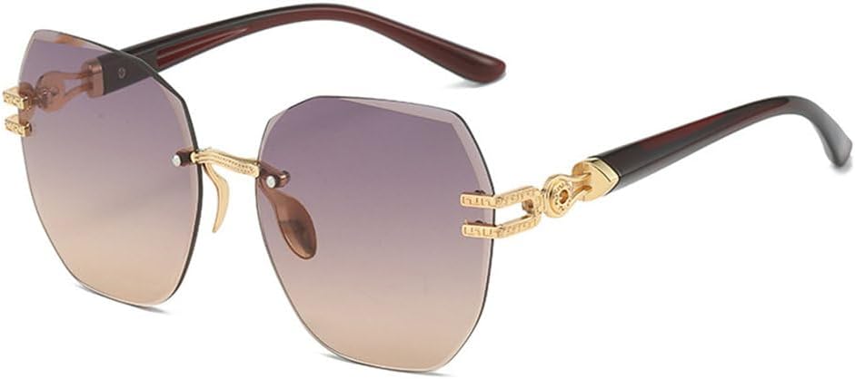 Женские солнцезащитные очки без оправы, персонализированные, овальные, в большой оправе, модные металлические очки, трендовые для уличной фотосессии, универсальные generic, 4
Женские солнцезащитные очки без оправы, персонализированные, овальные, в большой оправе, модные металлические очки, трендовые для уличной фотосессии, универсальные generic, 4