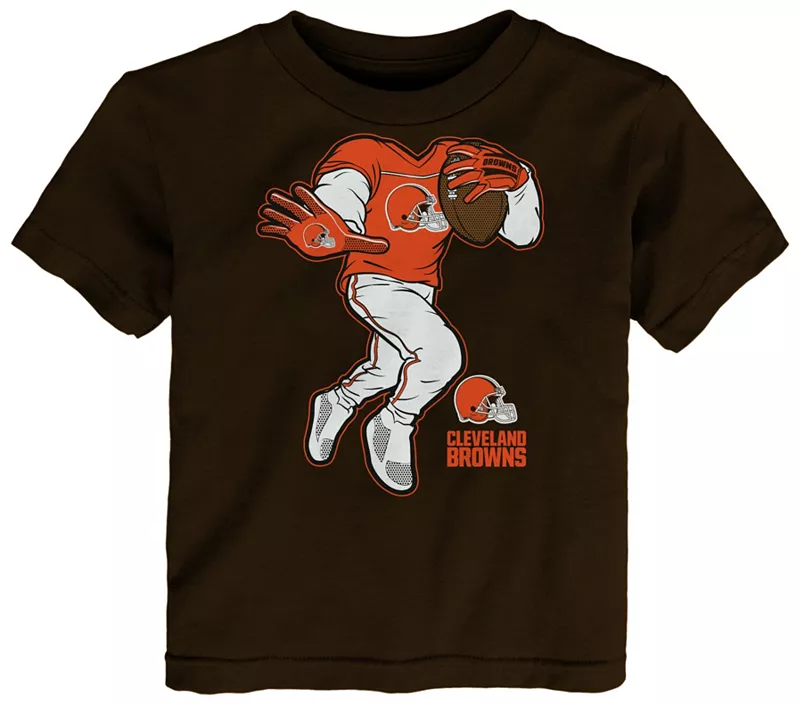 Одежда команды НФЛ для малышей Cleveland Browns Коричневая замшевая футболка Stiff Arm NFL Team Apparel
Одежда команды НФЛ для малышей Cleveland Browns Коричневая замшевая футболка Stiff Arm NFL Team Apparel
