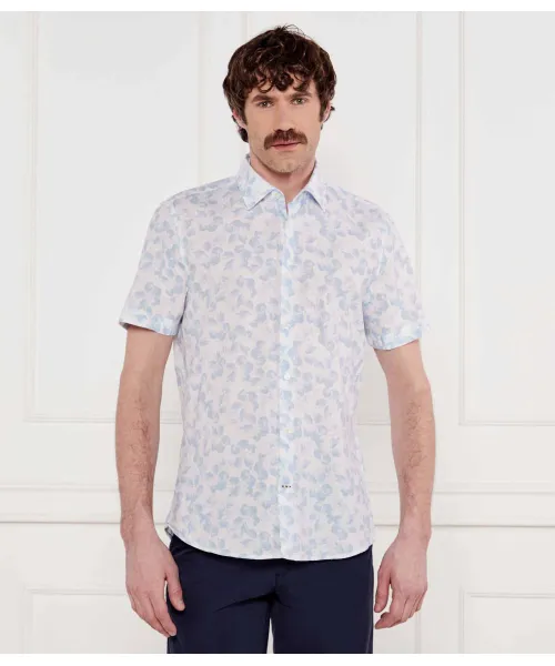 Рубашка из льна Slim fit Joop!, синий 
Рубашка из льна Slim fit Joop!, синий