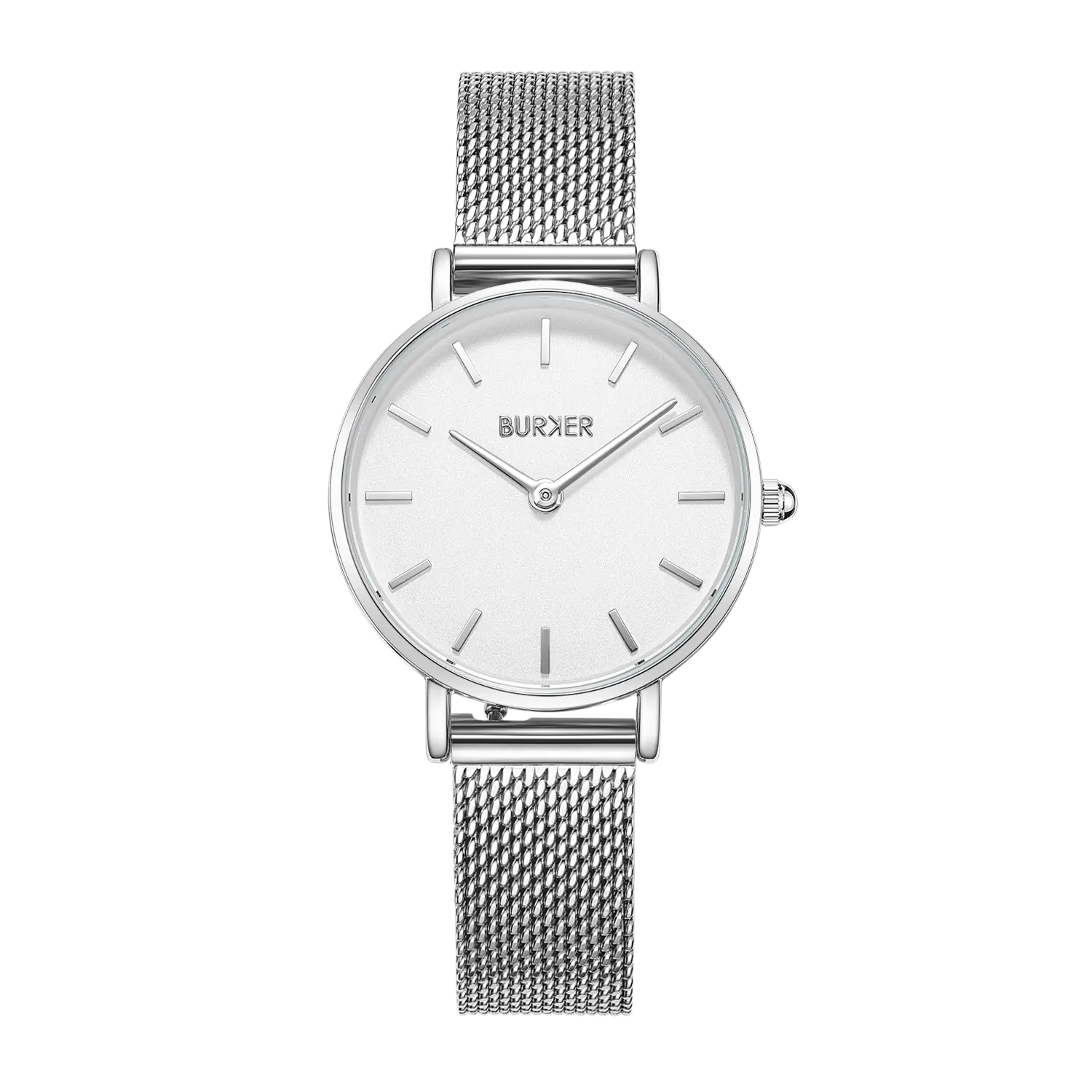 Часы Ruby Petite Silver White Mesh Burker
Часы Ruby Petite Silver White Mesh Burker