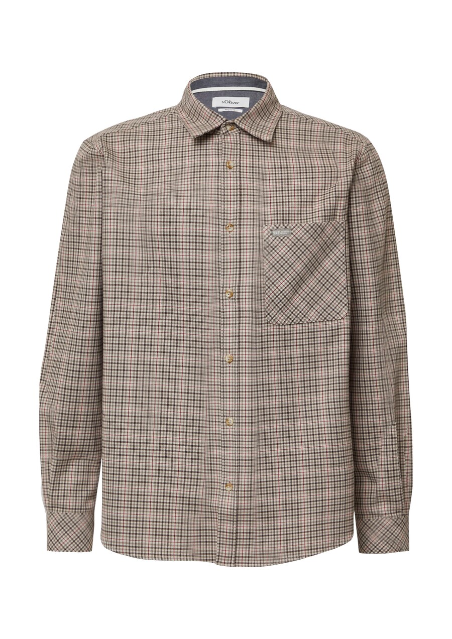 Рубашка на пуговицах классического кроя s.Oliver, бежевый
Рубашка на пуговицах классического кроя s.Oliver, бежевый