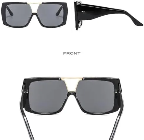 Большие квадратные солнцезащитные очки для женщин в винтажном стиле, мужские солнцезащитные очки зеленого цвета с защитой от УФ-излучения UV400 MTZJH, Purple
Большие квадратные солнцезащитные очки для женщин в винтажном стиле, мужские солнцезащитные очки зеленого цвета с защитой от УФ-излучения UV400 MTZJH, Purple