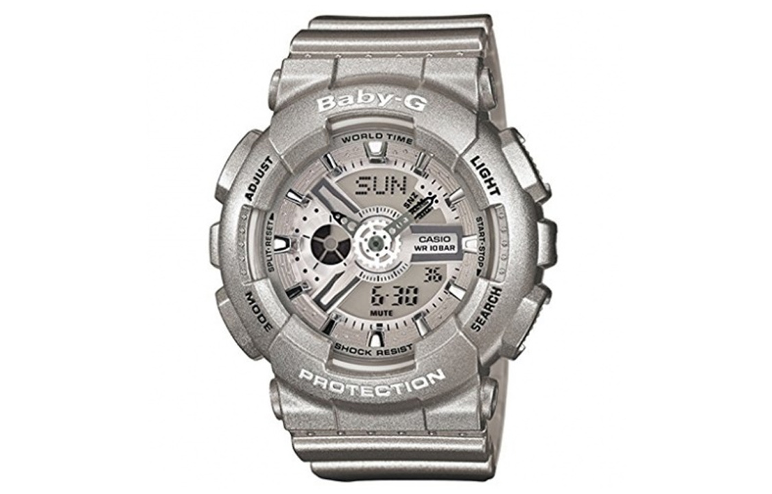Женские часы BABY-G серые BA-110-8ADR CASIO
Женские часы BABY-G серые BA-110-8ADR CASIO