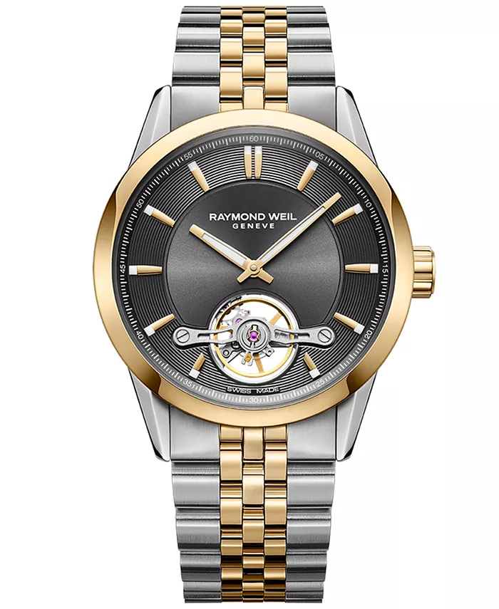 Мужские автоматические часы Swiss Automatic Freelancer с двухцветным браслетом из нержавеющей стали, 43 мм Raymond Weil
Мужские автоматические часы Swiss Automatic Freelancer с двухцветным браслетом из нержавеющей стали, 43 мм Raymond Weil