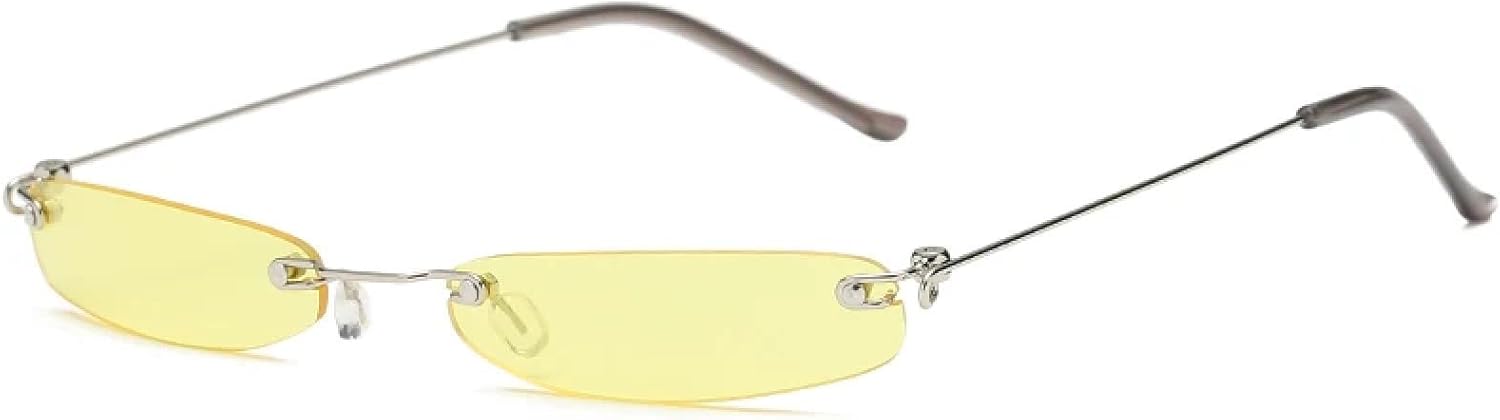 Солнцезащитные очки с защитой от УФ-излучения UV400 | Компактные, без оправы, с цветными линзами | Для женщин и мужчин, для занятий спортом на открытом воздухе и вождения DSVIGF, Yellow Lens
Солнцезащитные очки с защитой от УФ-излучения UV400 | Компактные, без оправы, с цветными линзами | Для женщин и мужчин, для занятий спортом на открытом воздухе и вождения DSVIGF, Yellow Lens