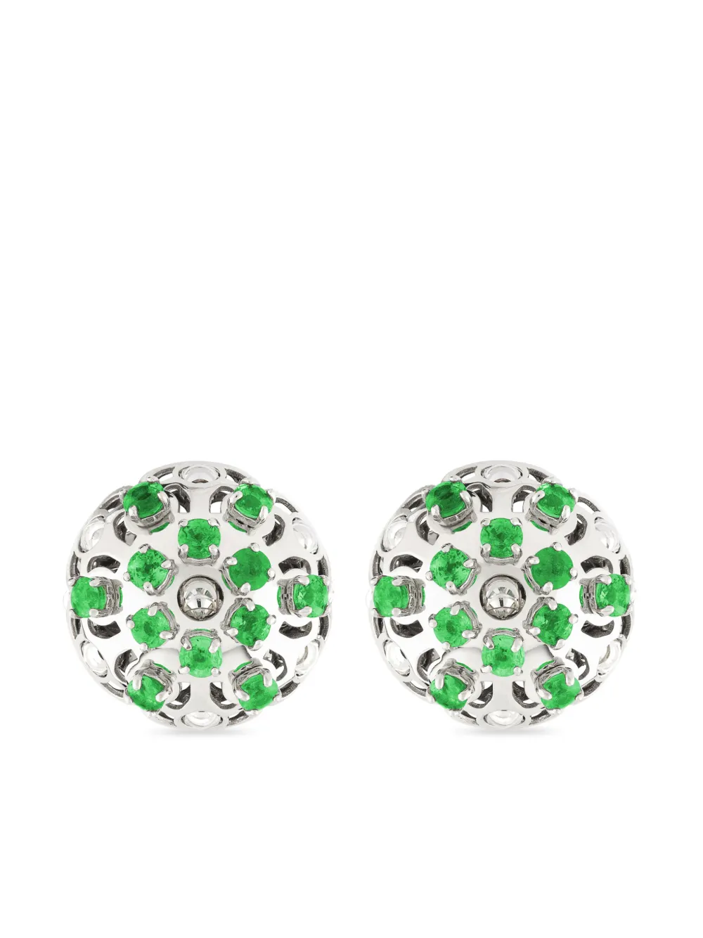 Серьги-гвоздики Damasco из белого золота с изумрудом Officina Bernardi, серебяный
Серьги-гвоздики Damasco из белого золота с изумрудом Officina Bernardi, серебяный