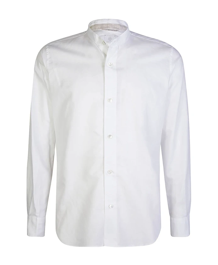 Рубашка со стоячим воротником Eleventy, белый
Рубашка со стоячим воротником Eleventy, белый