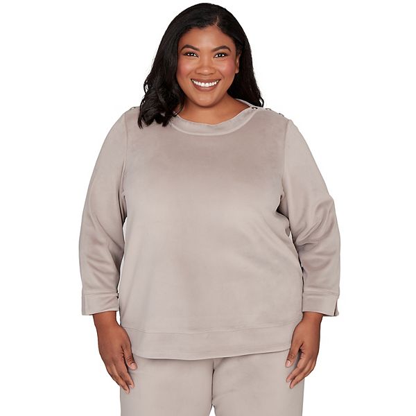 Топ с плечевыми пуговицами Plus size Luxe Alfred Dunner
Топ с плечевыми пуговицами Plus size Luxe Alfred Dunner