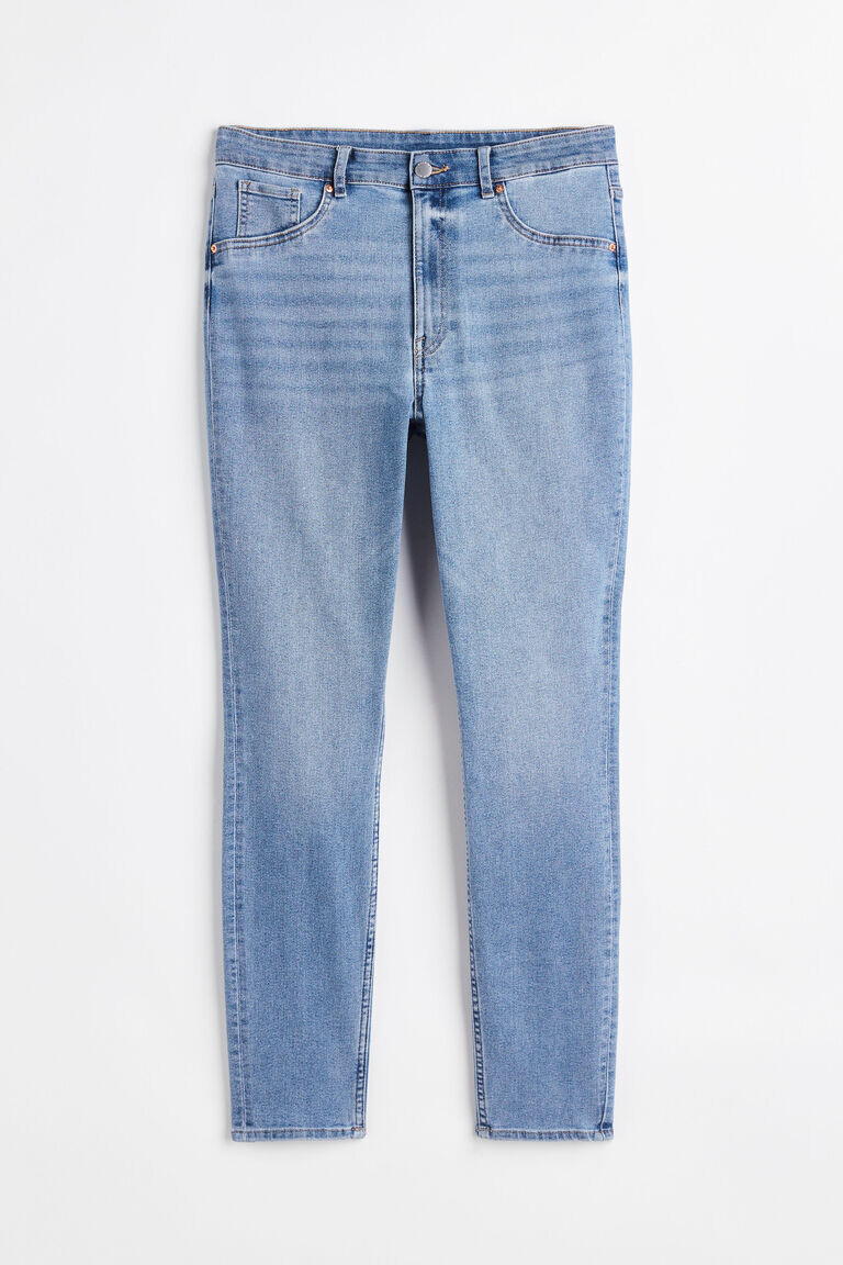 Джеггинсы с ультравысокой лодыжкой H&M, синий
Джеггинсы с ультравысокой лодыжкой H&M, синий