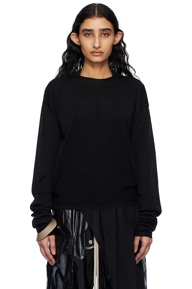 Свитер пуловер Hollywood Rick Owens, черный
Свитер пуловер Hollywood Rick Owens, черный