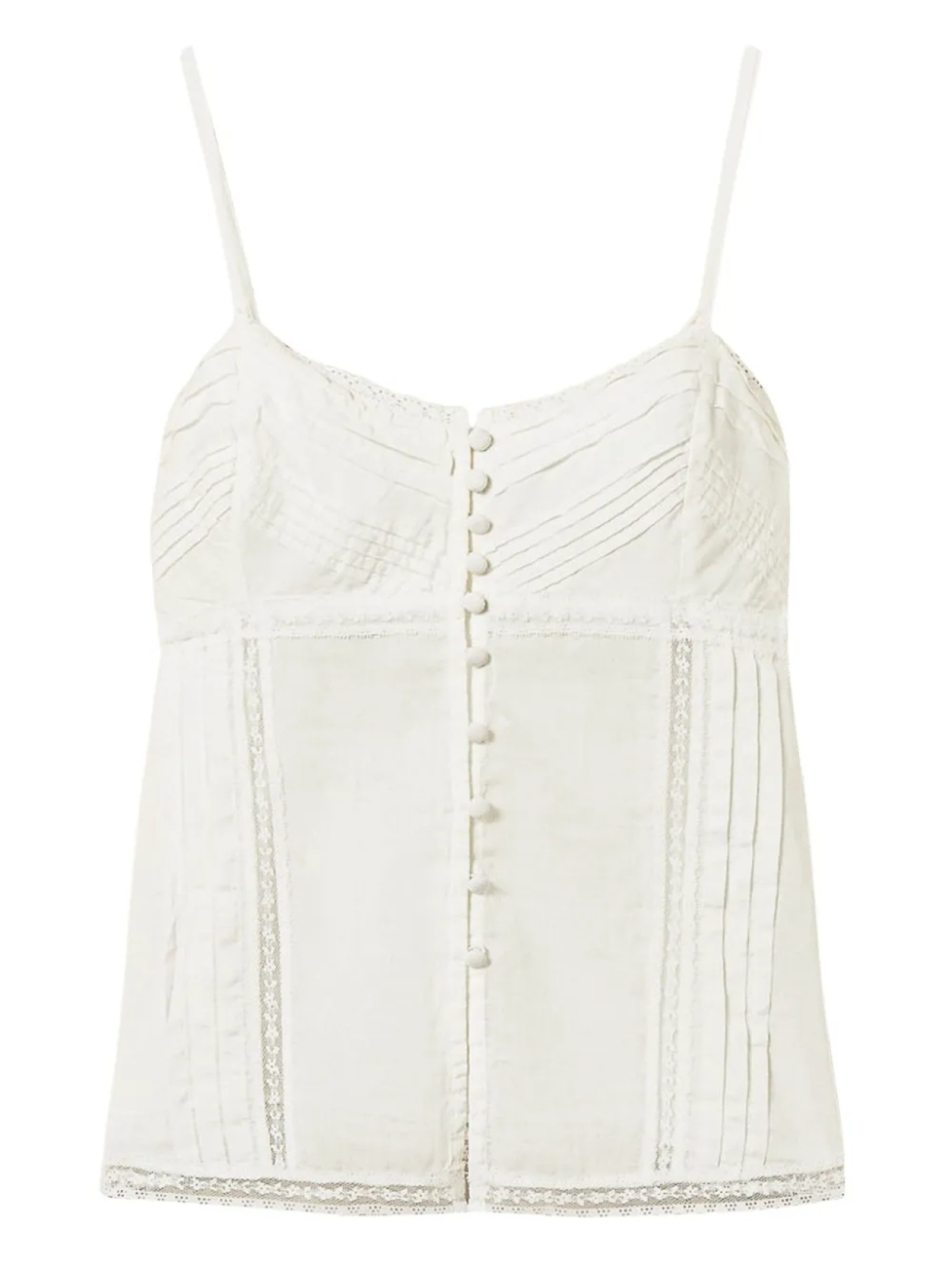 Майка с кружевной отделкой TWINSET, белый
Майка с кружевной отделкой TWINSET, белый