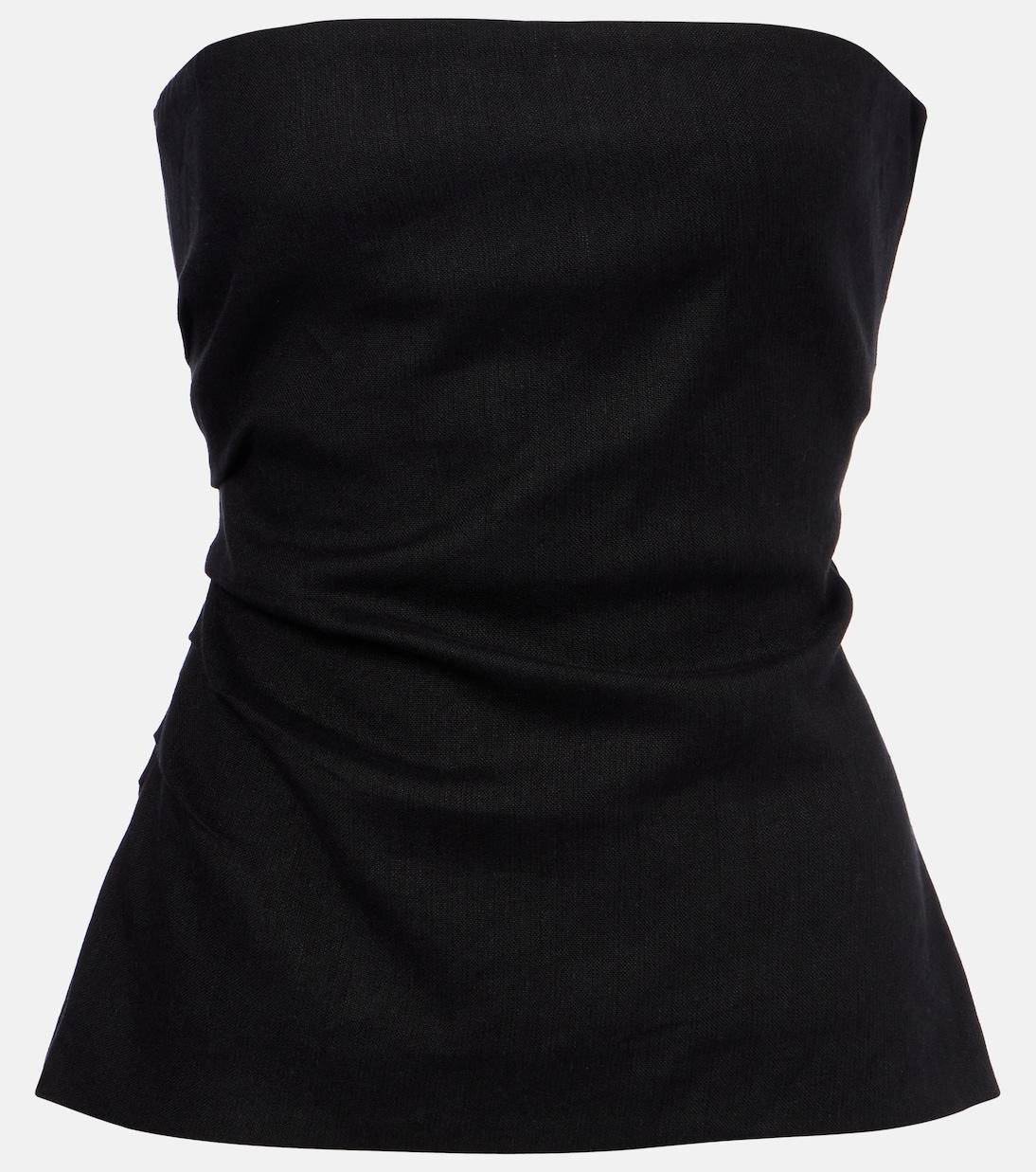 Дориан топ-труба из смесового льна SIR, черный
Дориан топ-труба из смесового льна SIR, черный