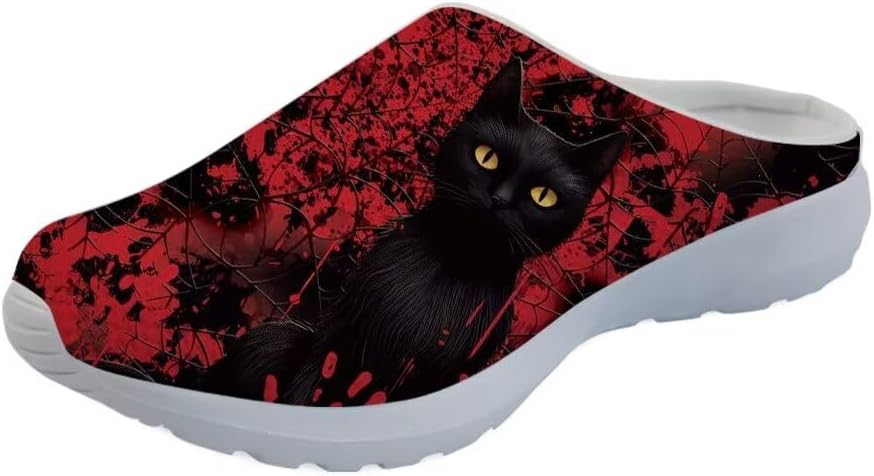 Мужские сандалии GLENLCWE, женские прогулочные мюли, кроссовки, сетчатые мягкие садовые сабо, легкая обувь для душа и воды с поддержкой свода стопы, Halloween Blood Cat
Мужские сандалии GLENLCWE, женские прогулочные мюли, кроссовки, сетчатые мягкие садовые сабо, легкая обувь для душа и воды с поддержкой свода стопы, Halloween Blood Cat
