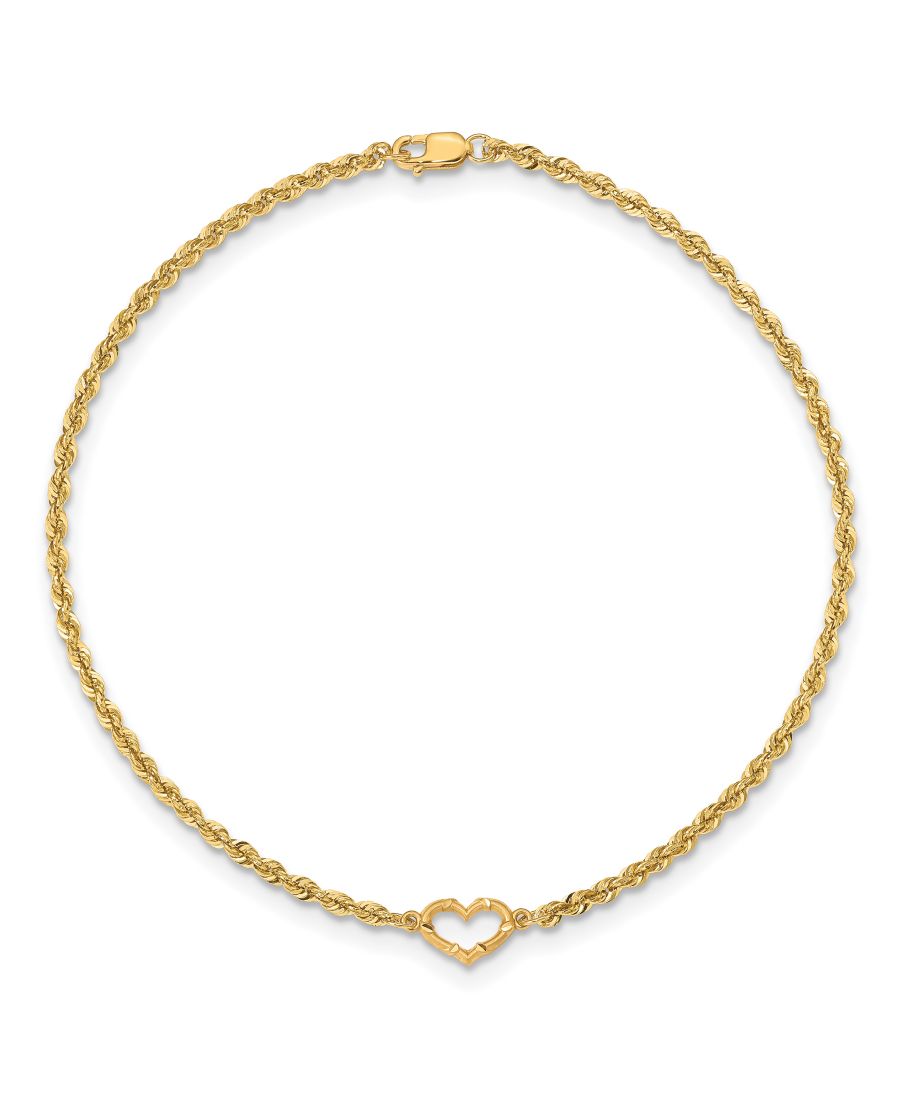 Браслет в виде открытого сердца из желтого золота 14 карат Macy's, Gold
Браслет в виде открытого сердца из желтого золота 14 карат Macy's, Gold