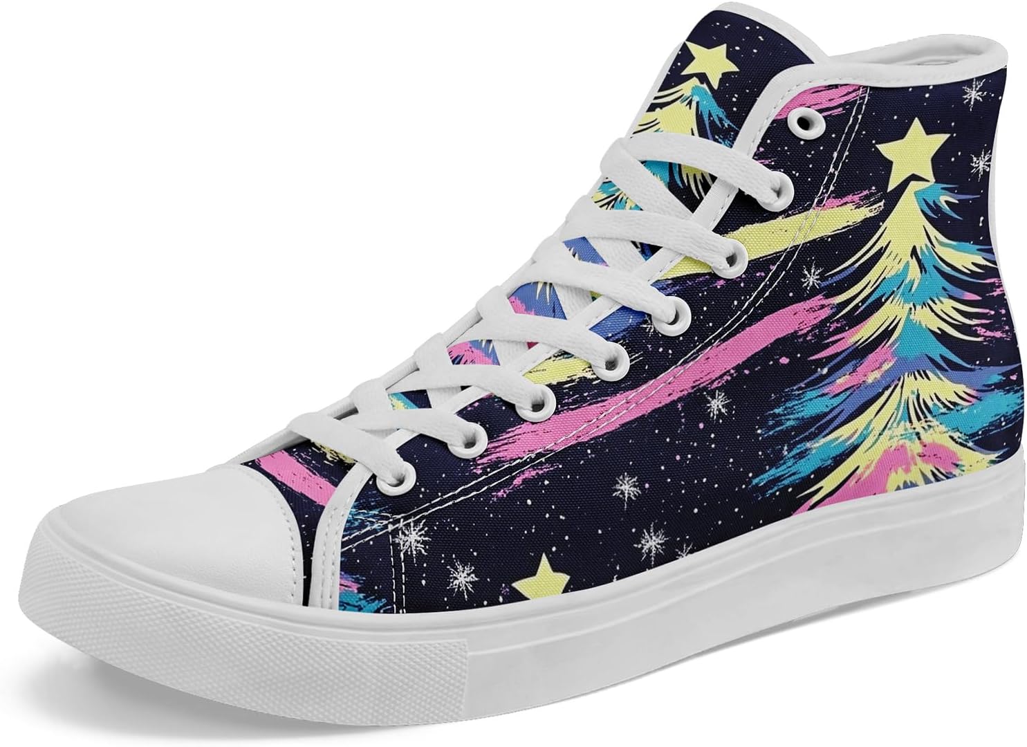 Рождественские высокие кеды из ткани для женщин и мужчин, праздничный подарок, удобные стильные плоские кроссовки для прогулок Awsole, белый/синий/желтый/розовый
Рождественские высокие кеды из ткани для женщин и мужчин, праздничный подарок, удобные стильные плоские кроссовки для прогулок Awsole, белый/синий/желтый/розовый