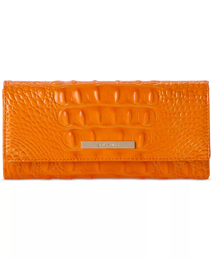 Кошелек из тисненой кожи Cordelia Brahmin, оранжевый
Кошелек из тисненой кожи Cordelia Brahmin, оранжевый