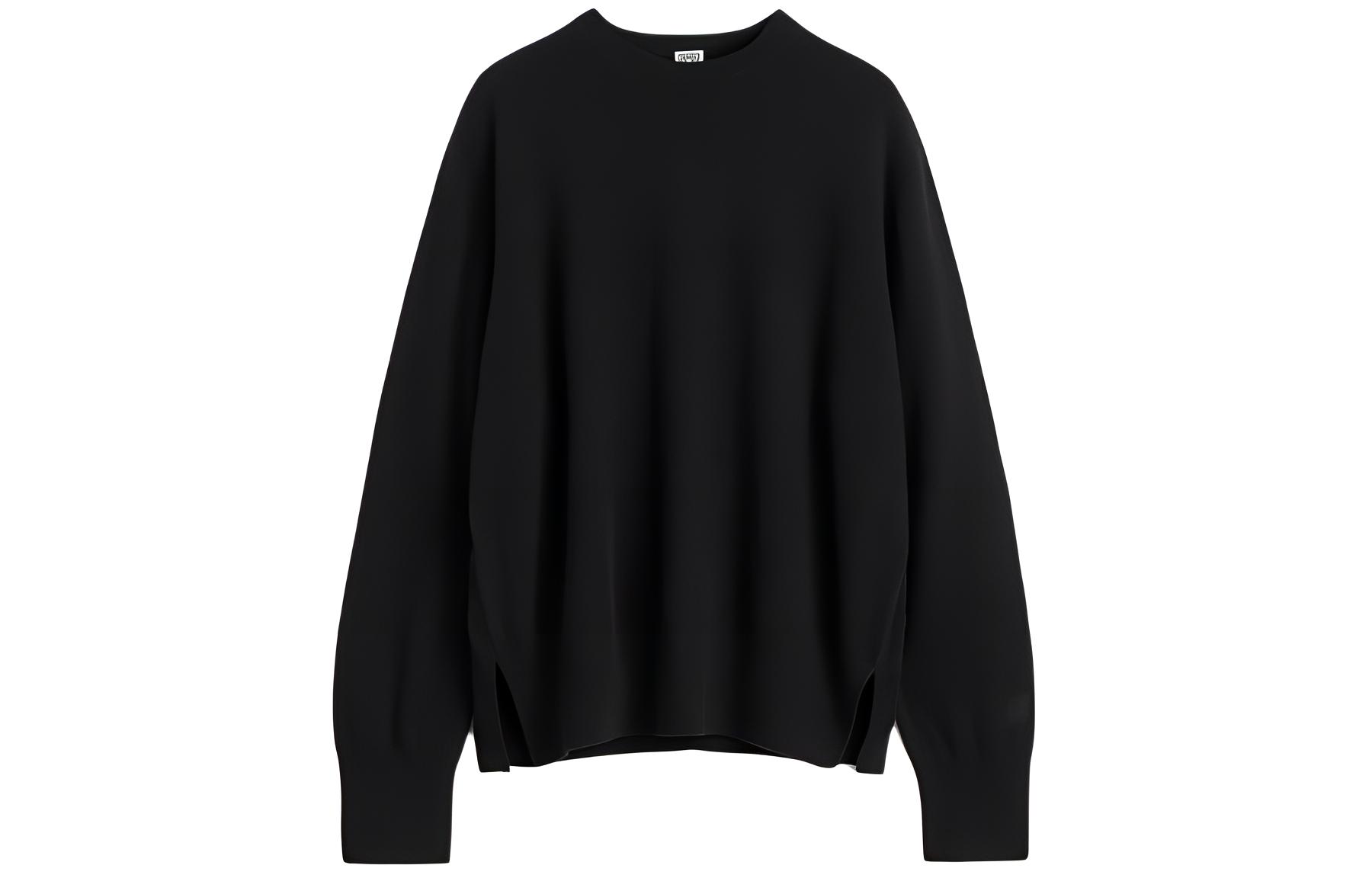 Толстовка с круглым вырезом из кашемира Toteme, черный
Толстовка с круглым вырезом из кашемира Toteme, черный