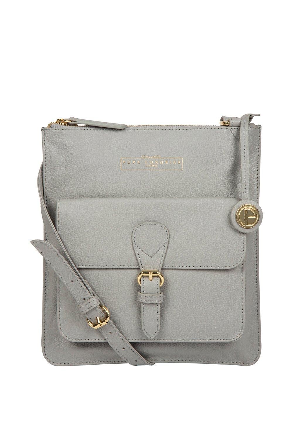 Кожаная сумка через плечо Kenley Pure Luxuries London, серый
Кожаная сумка через плечо Kenley Pure Luxuries London, серый