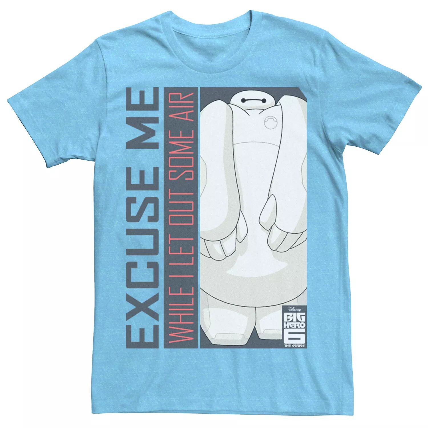 Мужская футболка из сериала «Большой герой 6» Baymax Excuse Me Disney
Мужская футболка из сериала «Большой герой 6» Baymax Excuse Me Disney