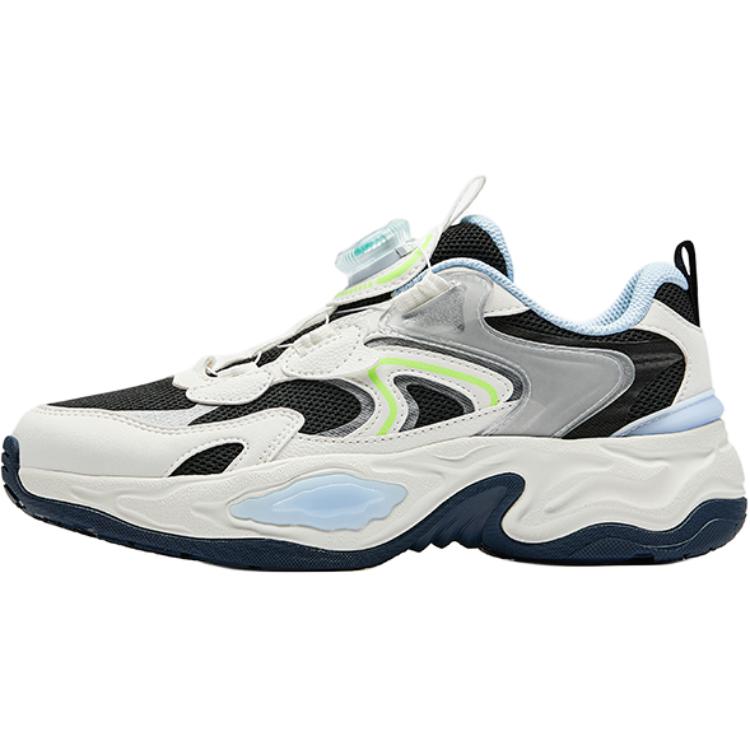 Нескользящие, износостойкие, дышащие, низкие кроссовки для детей и подростков Antakids, черный/белый/серебряный 
Нескользящие, износостойкие, дышащие, низкие кроссовки для детей и подростков Antakids, черный/белый/серебряный