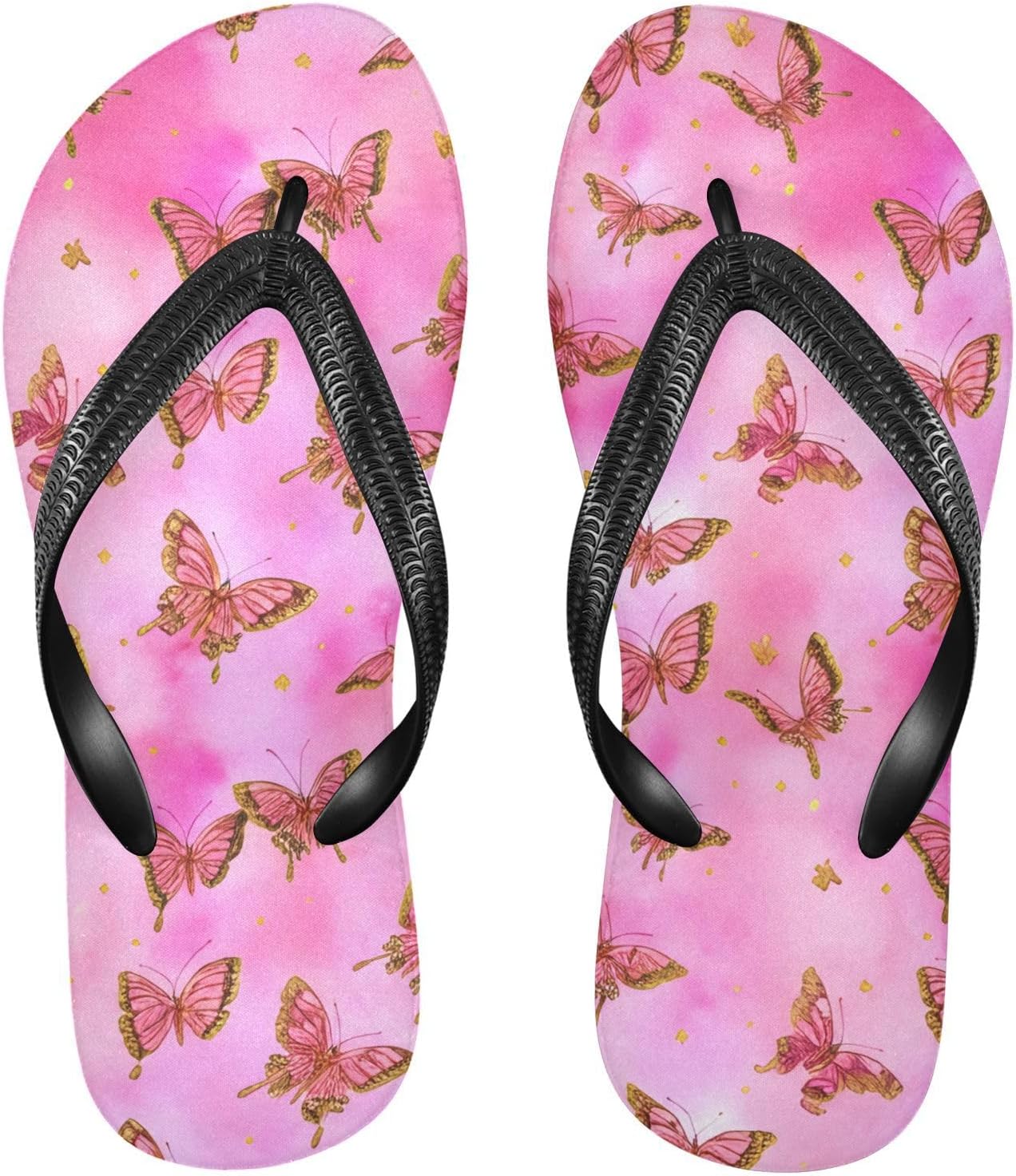 Вьетнамки с золотыми блестками в виде бабочки, розовые, пляжные, резиновые, нескользящие, летние шлепанцы для мужчин и женщин Sinestour
Вьетнамки с золотыми блестками в виде бабочки, розовые, пляжные, резиновые, нескользящие, летние шлепанцы для мужчин и женщин Sinestour