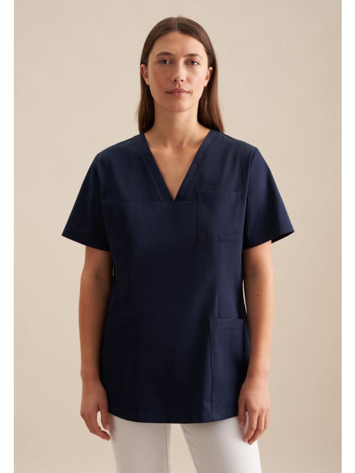 Рубашка Seidensticker, темно-синий
Рубашка Seidensticker, темно-синий