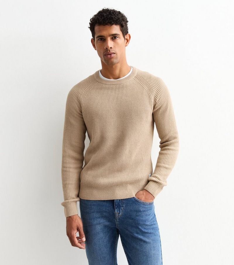Бежевый джемпер массивной вязки с круглым вырезом Jack & Jones Jack & Jones, светло-коричневый
Бежевый джемпер массивной вязки с круглым вырезом Jack & Jones Jack & Jones, светло-коричневый