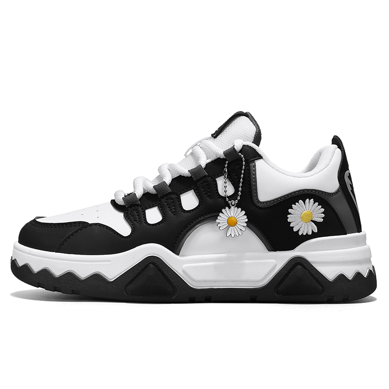 JANECO Антискользящие износостойкие низкие скейтерские кроссовки мужские бело-черные, цвет White Black
JANECO Антискользящие износостойкие низкие скейтерские кроссовки мужские бело-черные, цвет White Black