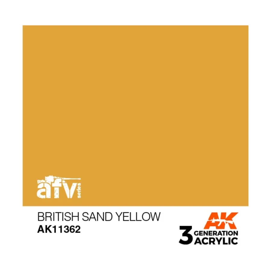 Британский песочный желтый, 3rd Gen Acrylic - AFV
Британский песочный желтый, 3rd Gen Acrylic - AFV