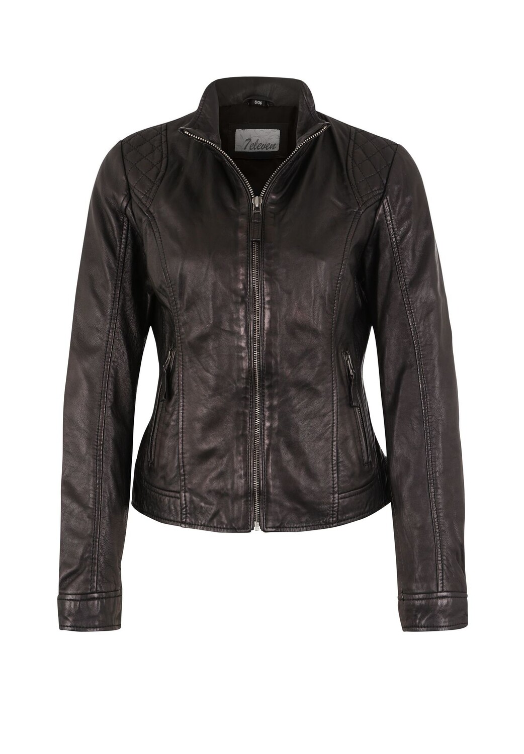 Кожаная куртка классического дизайна 7eleven, черный
Кожаная куртка классического дизайна 7eleven, черный