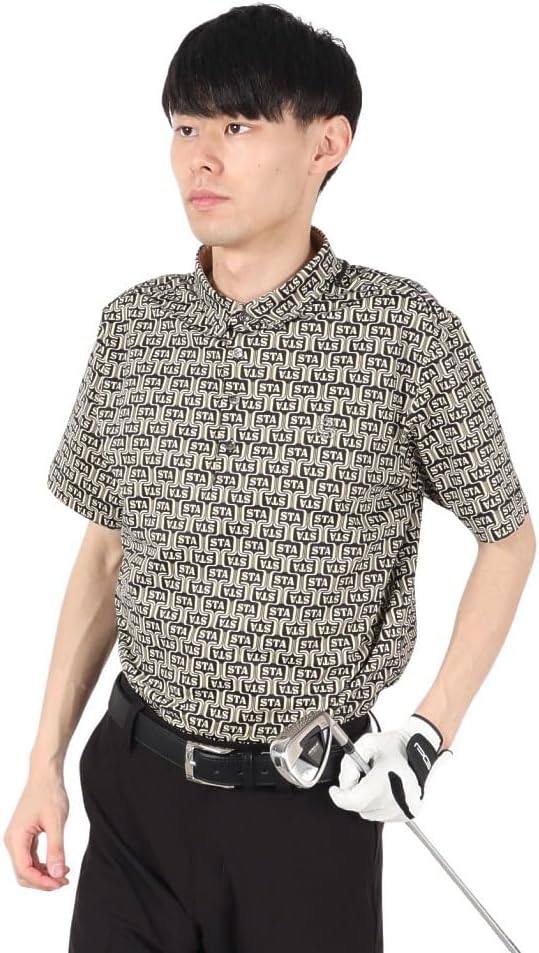 Мужская рубашка-поло с коротким рукавом St. Andrews (узор New Wave с сеткой) / для гольфа / 042-5160557, бежевый
Мужская рубашка-поло с коротким рукавом St. Andrews (узор New Wave с сеткой) / для гольфа / 042-5160557, бежевый